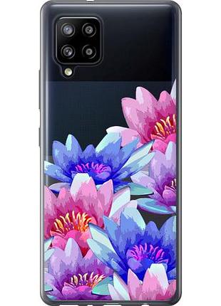 Чехол на samsung galaxy a42 a426b лотос из силикона fch_0130674