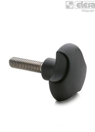 Ручки цельнолитые с резьбовым стержнем vtt.60-sst-p-m12x30