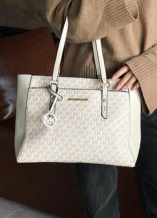 Городской женский шопер майкл корс брендовый кожаный шопер michael kors сумка для девушки через плечо мишель корс