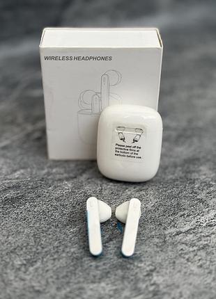 Беспроводные наушники t12 true bluetooth - белый