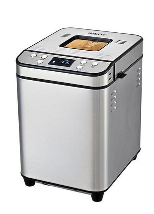 Хлібопічка sokany sk-08146, 700 вт, 1 кг, з таймером і регулюванням температури