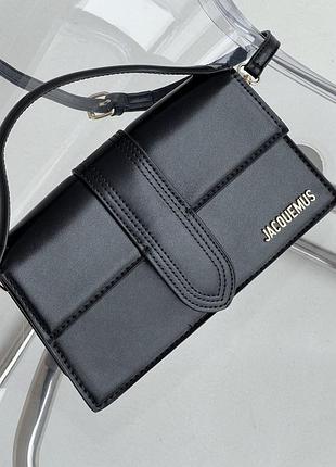 Женская кожаная сумка жакмюс брендовая классическая сумочка из кожи jacquemus деловая сумка для девушки через плечо