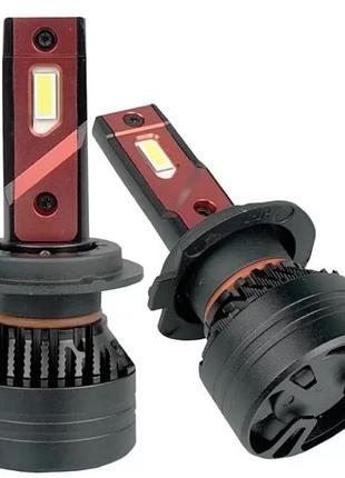 Штатні led лампи h7 світлодіодні sigma x3 h7 яскравості світла 90w 5500k білий 12v canbus
