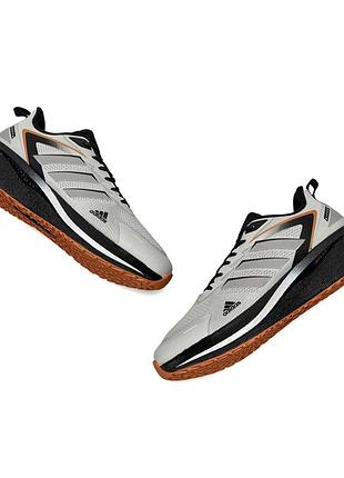 Adidas duramo speed light grey black 4