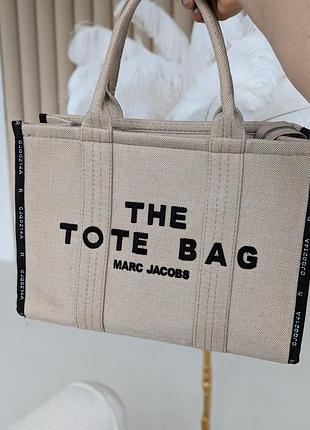 Женский шопер marc jacobs городской брендовый шопер марк джейкобс сумка для девушки через плечо