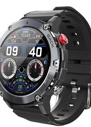 Умные мужские смарт часы smart uwatch strong max (rom 128 mb)