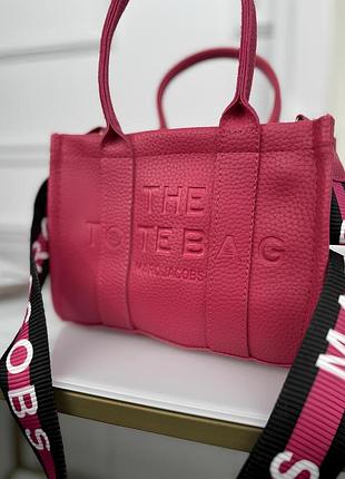 Жіноча маленька сумочка марк джейкобс брендова міні із шкіри marc jacobs міська сумка шкіряна для дівчини через плече червоний