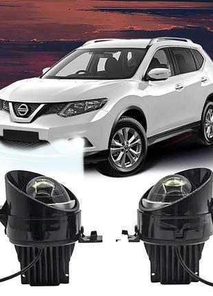 Противотуманные лазерные фары ea nissan (x-trail, teana, qashqai) renault, bmw 100w 15000lm 12v