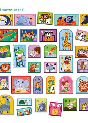 Магнітна дошка dodo 200294 абетка 2