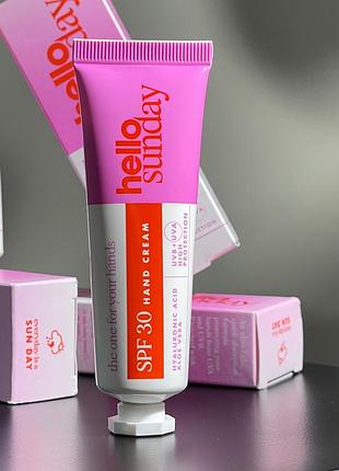 Солнцезащитный крем для рук hello sunday hand cream spf30 (30 ml)