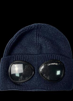 Шапка c.p. company yellow желтый синий