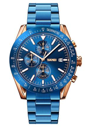 Skmei 9253rgbu rose gold-blue