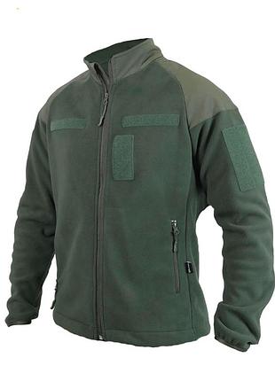 Тактична флісова кофта militex windproof khaki mod. 1