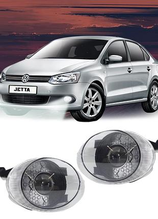 Лазерные противотуманные led volkswagen t5/jetta 6/golf 6/touareg/tiguan/caddy фары 60w 10000lm 5000k светотеневая граница