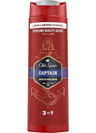 Гель для душа old spice captain 3 in 1 400 мл