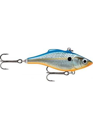 Воблер на хищника rapala rattlin' rapala rnr05 bsd (11г), изменяемое заглубление