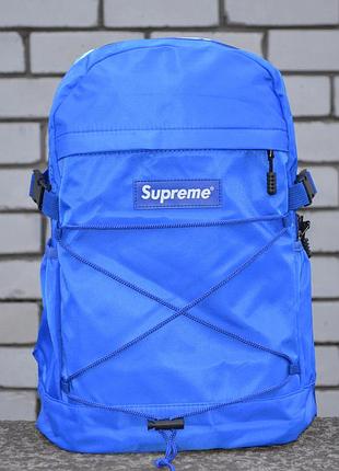 Рюкзак у стилі supreme синій