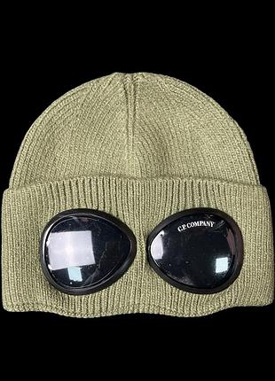 Шапка c.p. company green зеленый хаки