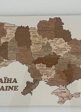 Детский пазл "карта украины"