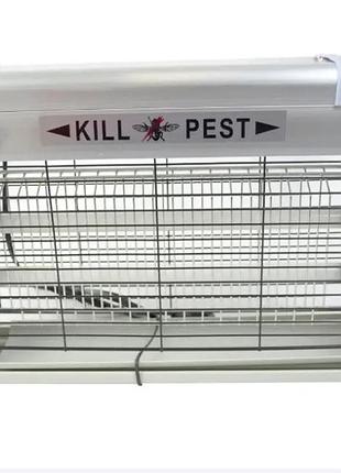 Большая электрическая мухоловка kill pest mt-030 от мух, комаров, мошек
