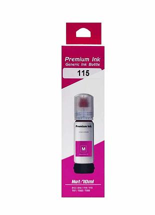 Чорнило фіолетове для epson l8180 epson 115 pb/g/c/m/y 5шт x 70мл set115pb/g/c/m/y