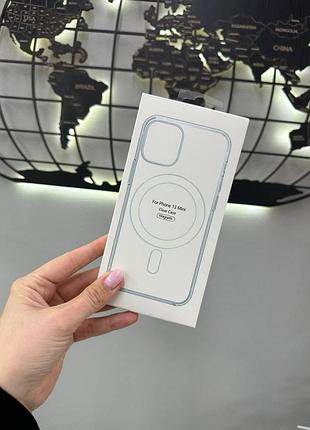 Прозрачный чехол с поддержкой magsafe для телефона iphone 13 mini,прозрачный чехол с магсейф для айфон 13 мини