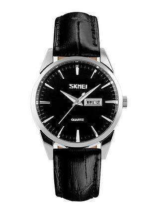 Skmei 9073sibk-s silver-black lady