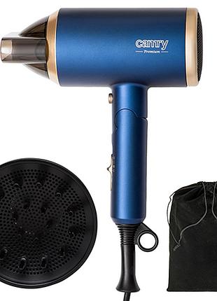 Фен camry cr 2268 ion 1800w з іонізатором blue