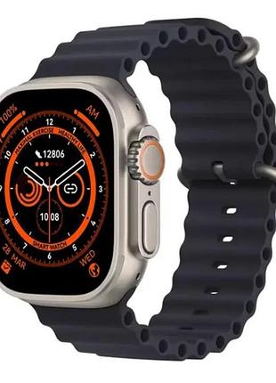 Умные смарт часы smart watch s8 ultra max bluetooth с шагомером пульсометром тонометром счетчик калорий