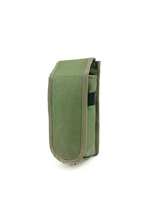 Подсумок закритий одинарний для 2 магазинов ak ttx olive