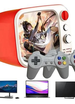 Консоль игровая с экраном и 2 джойстиками 740 игр h7 mini tv