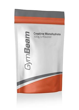 100% креатин моногидрат - gymbeam, 500 грамм, unflavoured (без вкусовых добавок)