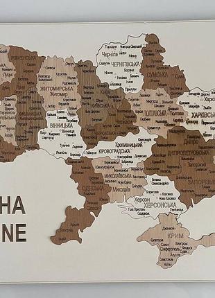 Детский пазл "карта украины"