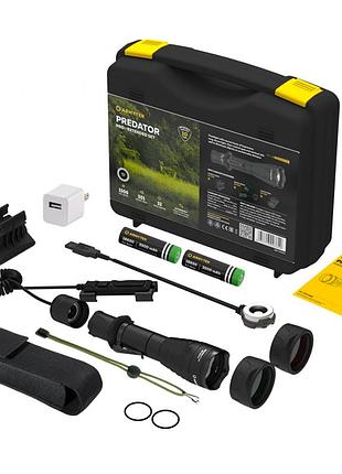 Фонарь armytek predator pro v3.5 magnet usb (набор в кейсе) warm