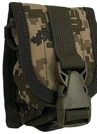 Подсумок для 1 гранаты ттх molle cordura 500d пиксель
