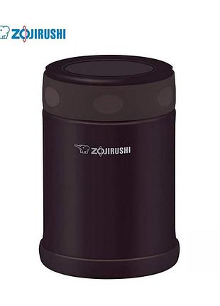 Пищевой термоконтейнер zojirushi sw-eae50td 0.5 л коричневый