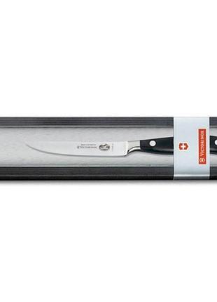 Кухонный кованый профессиональный нож victorinox для стейков 7.7203.12g в подарочной упаковке