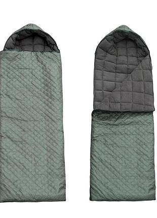 Спальный мешок ттх флис зима -15°c olive (220×70 см)