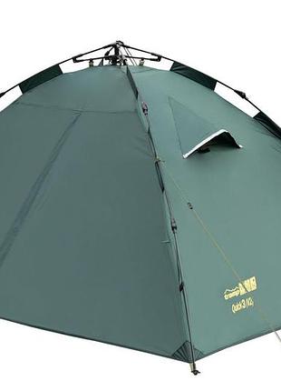 Палатка tramp quick 3 (v2) green utrt-097