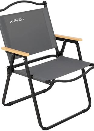 Кресло кемпинговое x-fish camp comfort 75х47х39cm grey