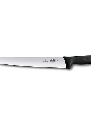 Мясной кухонный нож victorinox 5.5503.30, рабочая часть 30 см / черный