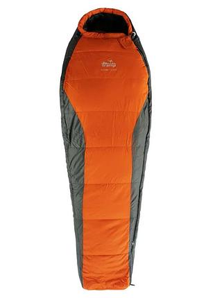 Спальный мешок tramp fjord long кокон orange/grey 225/80-55 utrs-049l