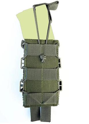 Подсумок для 1 магазина ак на систему molle ттх cordura 500d хакі