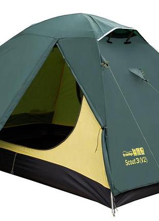 Палатка tramp scout 3 (v2) green utrt-056
