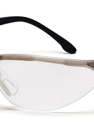 Захисні тактичні окуляри pyramex rendezvous crystal gray (clear) anti-fog, прозорі в сірій напівпрозорій оправі