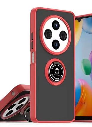 Чохол fiji colorframe для xiaomi redmi a4 5g матовий бампер з кільцем підставкою red