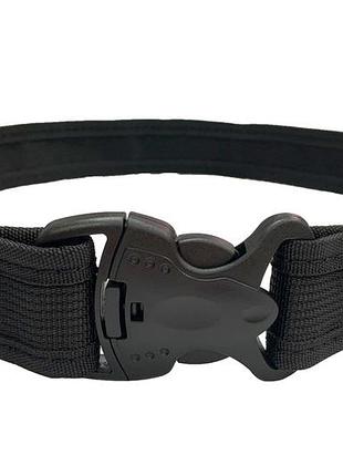 Ремень армейский тактический, солдатский novator rt-1 40 мм (black) ремень армейский всу l (100-110 см.)