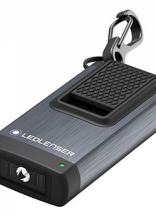 Ліхтарик брелок led lenser k4r gray, що заряджається 120lm