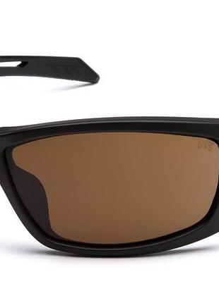Защитные очки venture gear tactical howitzer black (bronze) anti-fog, коричневые в чорной оправе