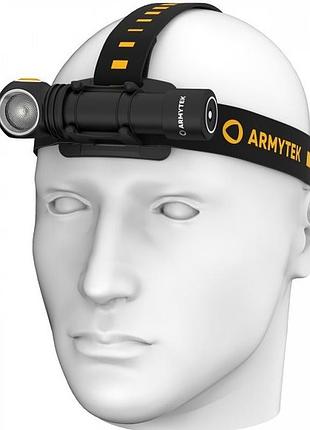 Налобний ліхтар armytek wizard v4 c2 magnet usb + 18650 3200 mah